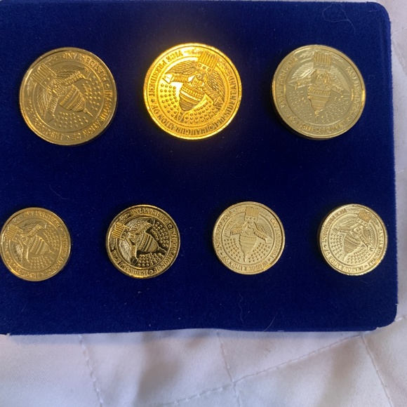 1980 Ronald Reagan Presidential Inaugural; U.S. Presidential Seal blazer button - Picture 9 of 12